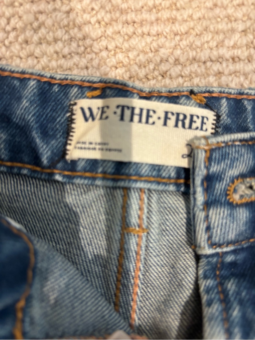 We The Free Light Blue Denim Jeans